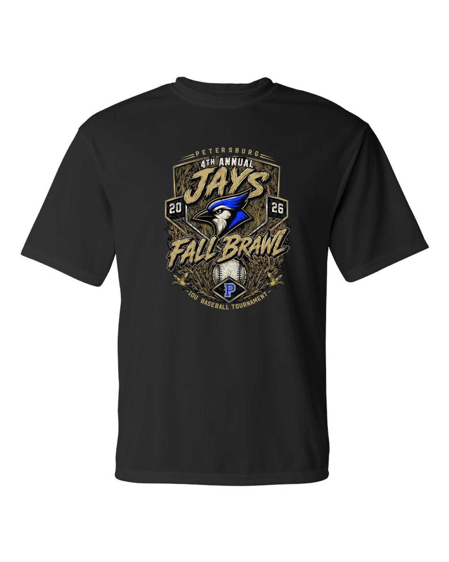 Petersburg Baseball Fall Brawl Unisex Dri-Fit T-Shirt (P.5100,5200)