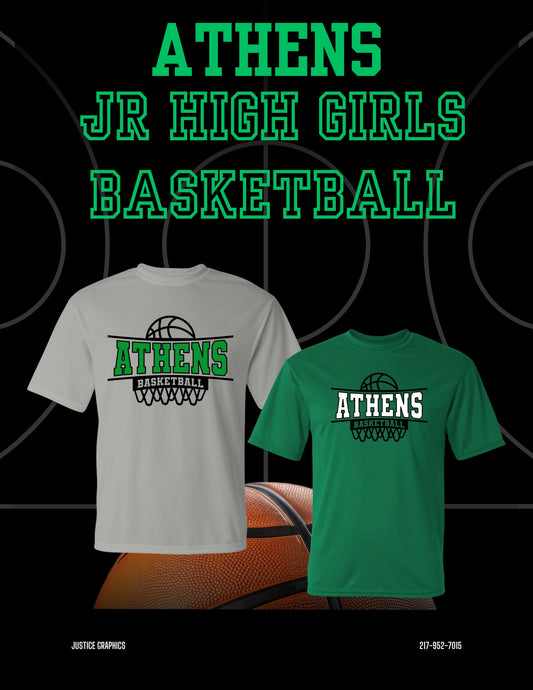 ATHENS JR. HIGH GIRLS BASKETBALL Dri-Fit T-Shirt (P.5100/5200)