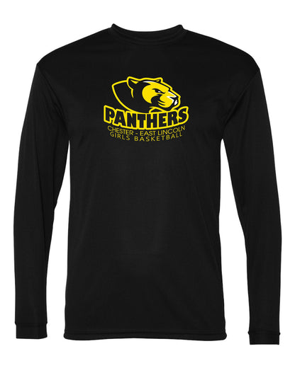 Chester-East Lincoln Jr. High Girls Basketball  Performance Long Sleeve T-Shirt - (P.5104/5204)