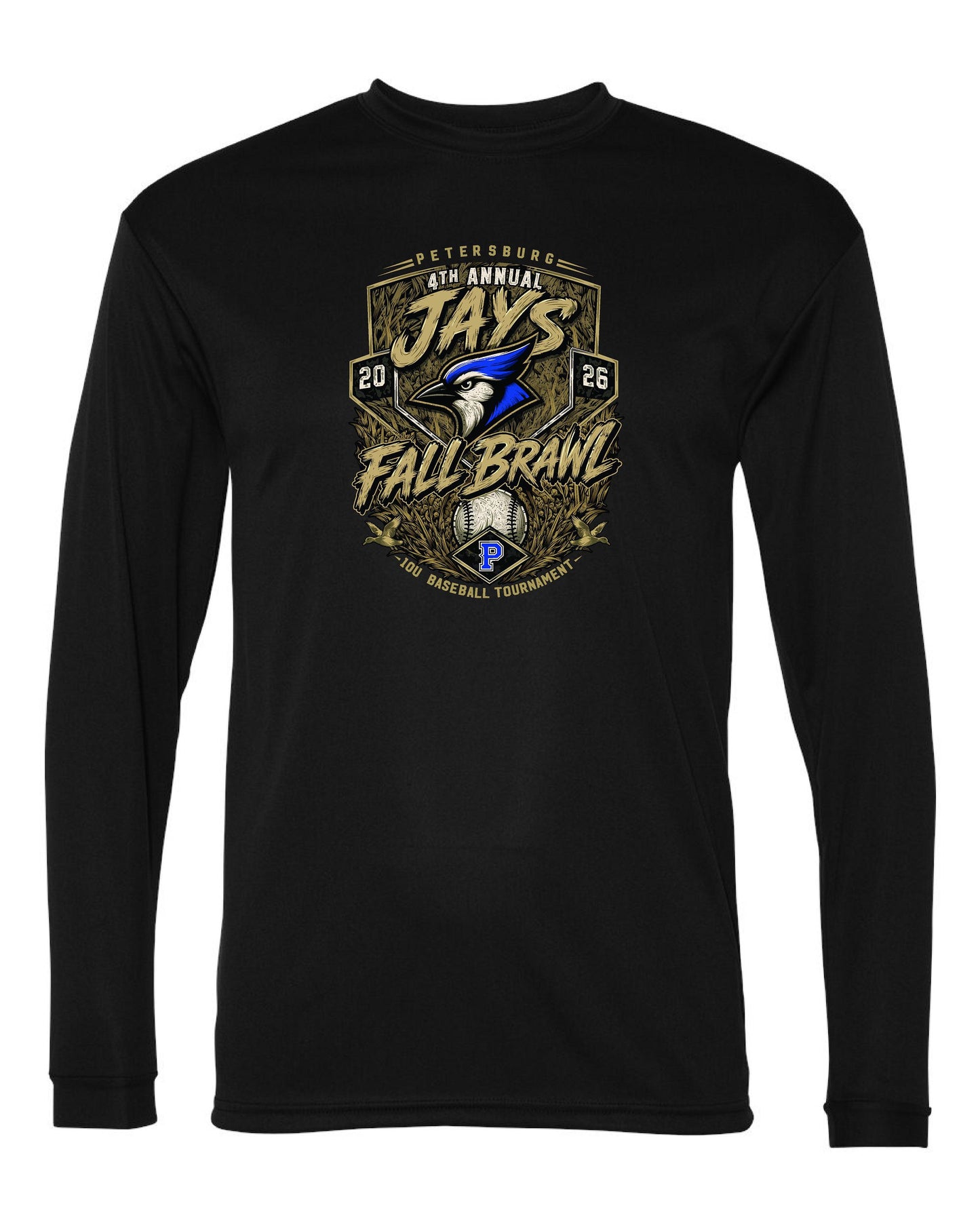 Petersburg Baseball Fall Brawl Performance Long Sleeve T-Shirt - (P.5104)
