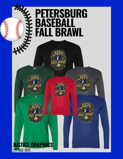 Petersburg Baseball Fall Brawl Performance Long Sleeve T-Shirt - (P.5104)