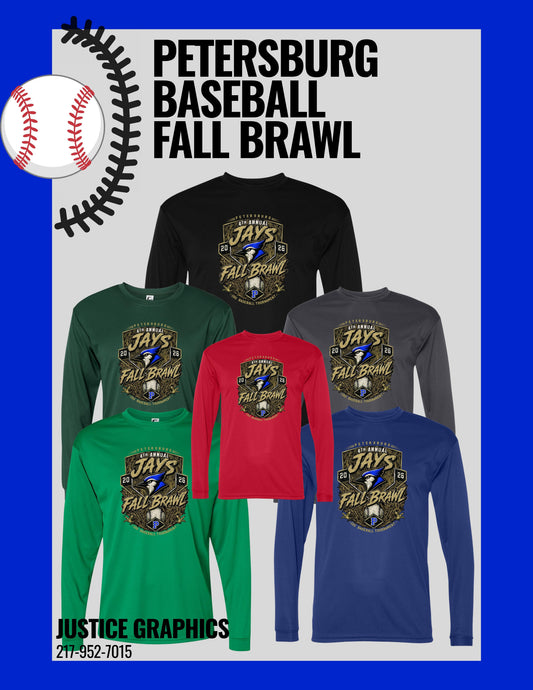 Petersburg Baseball 11U Fall Brawl Performance Long Sleeve T-Shirt - (P.5104)