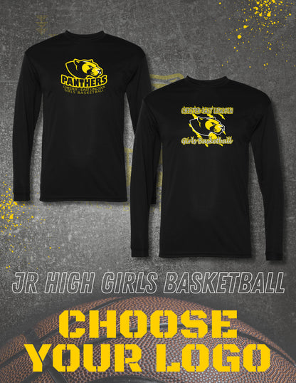 Chester-East Lincoln Jr. High Girls Basketball  Performance Long Sleeve T-Shirt - (P.5104/5204)