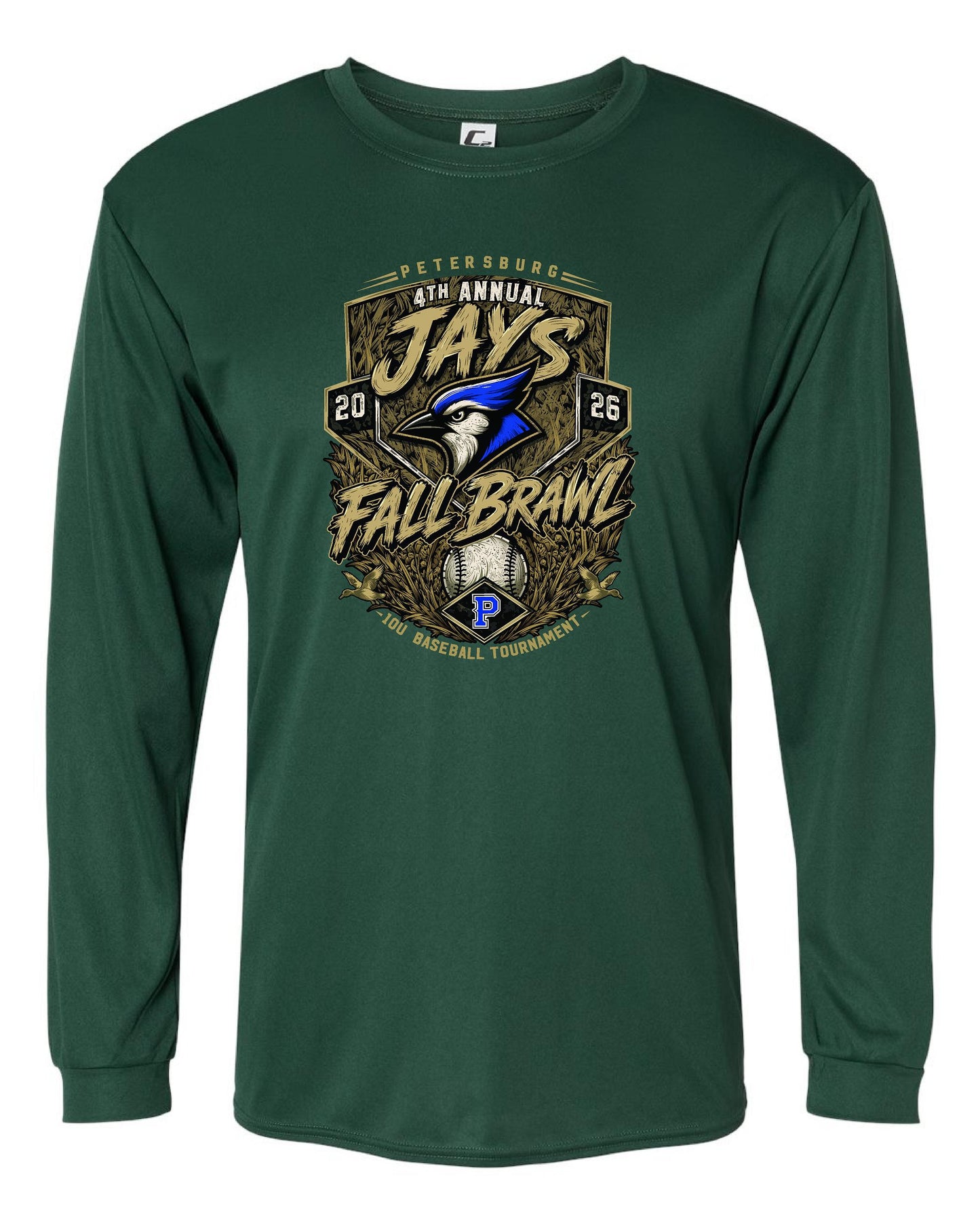 Petersburg Baseball Fall Brawl Performance Long Sleeve T-Shirt - (P.5104)