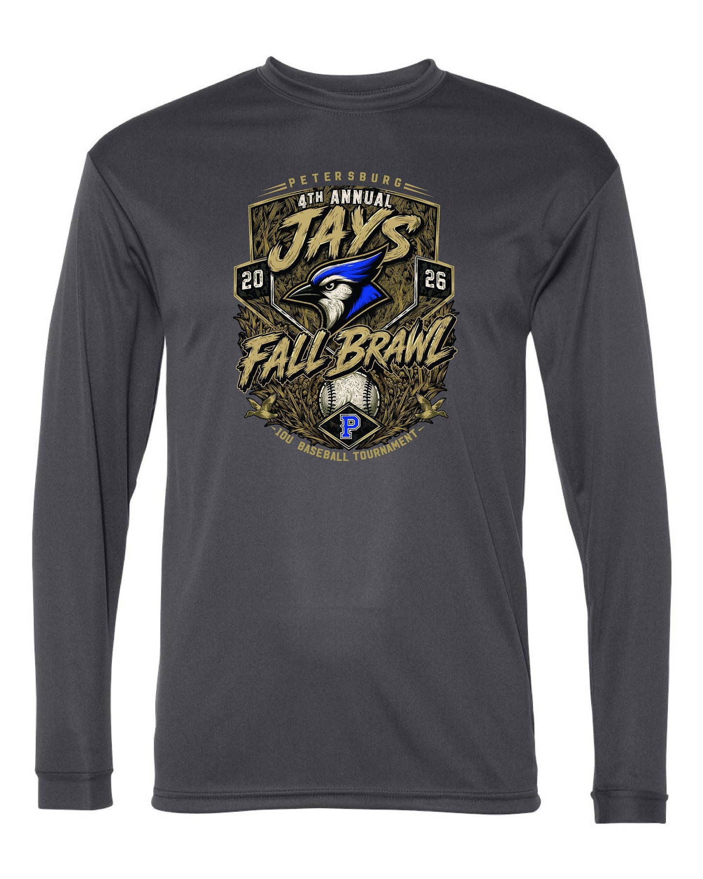Petersburg Baseball Fall Brawl Performance Long Sleeve T-Shirt - (P.5104)