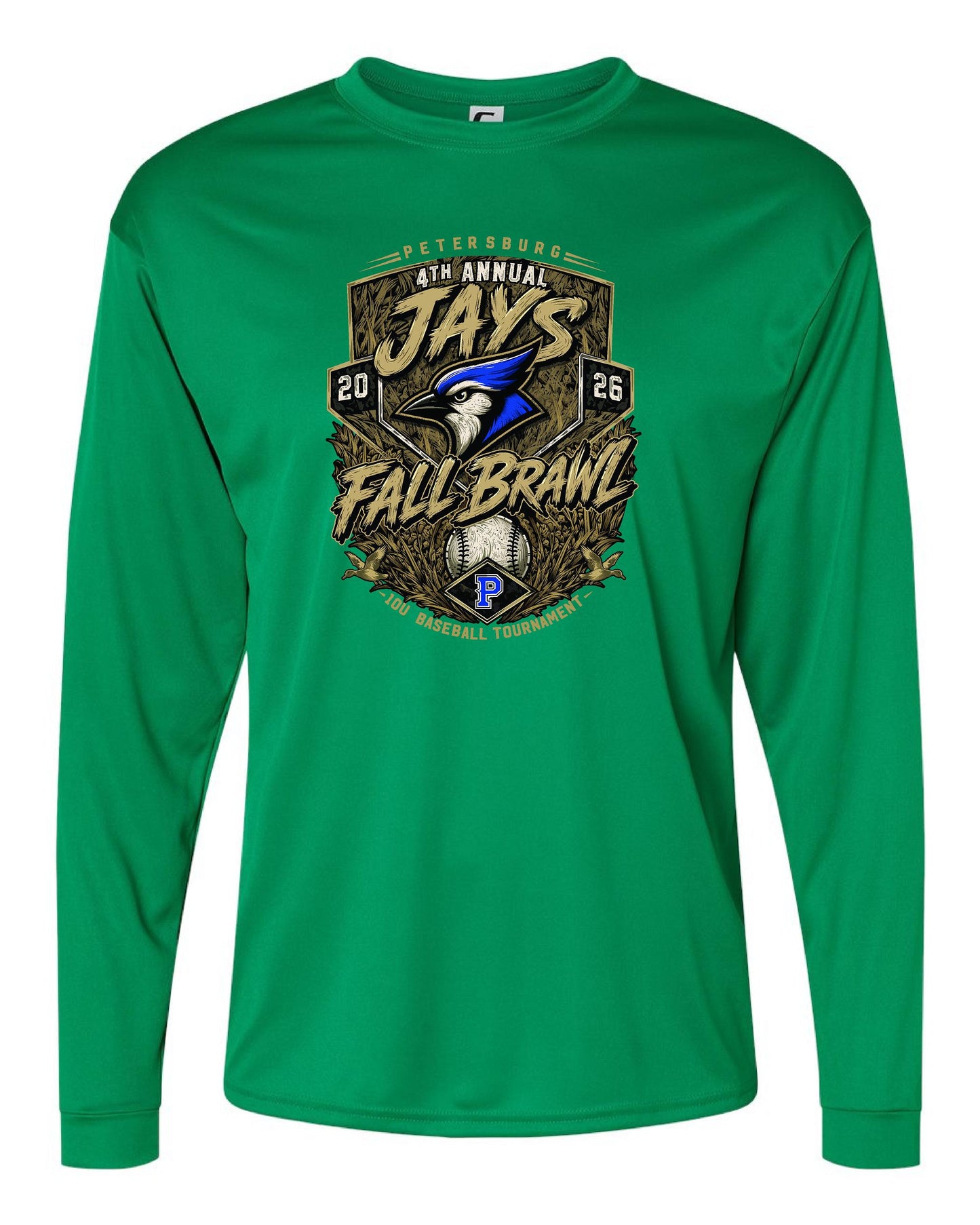 Petersburg Baseball Fall Brawl Performance Long Sleeve T-Shirt - (P.5104)