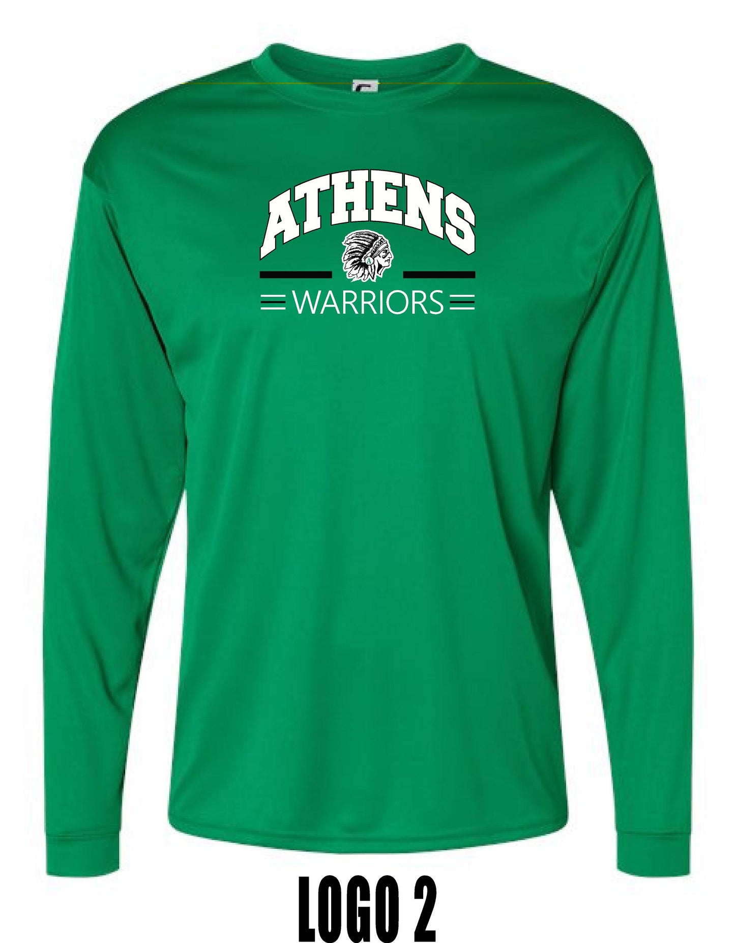 ATHENS JR. HIGH GIRLS BASKETBALL Performance Long Sleeve T-Shirt - (P.5104/5204)