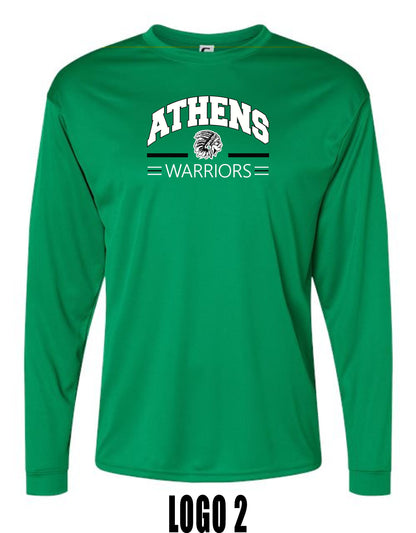ATHENS JR. HIGH GIRLS BASKETBALL Performance Long Sleeve T-Shirt - (P.5104/5204)