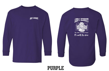 ABE'S HIDEOUT YOUTH LONG SLEEVE T-SHIRT (P.5400B)