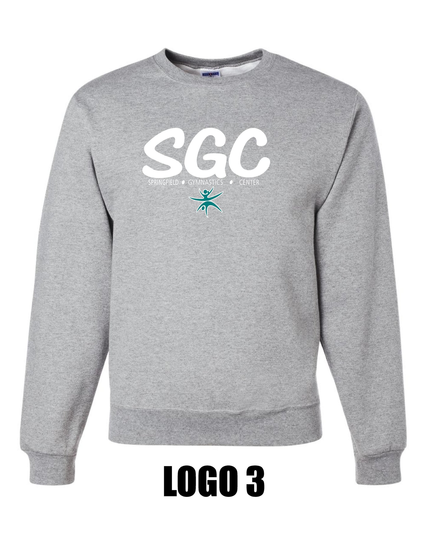 SPRINGFIELD GYMNASTICS CENTER UNISEX CREW SWEATSHIRT (P.562MR/562BR)