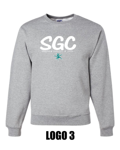 SPRINGFIELD GYMNASTICS CENTER UNISEX CREW SWEATSHIRT (P.562MR/562BR)