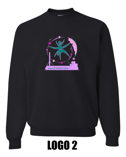 SPRINGFIELD GYMNASTICS CENTER UNISEX CREW SWEATSHIRT (P.562MR/562BR)
