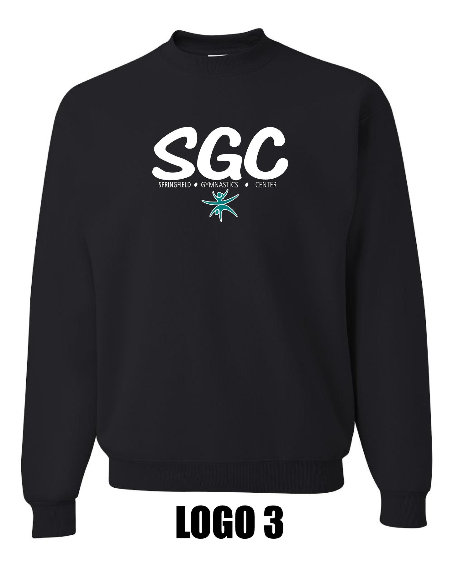 SPRINGFIELD GYMNASTICS CENTER UNISEX CREW SWEATSHIRT (P.562MR/562BR)