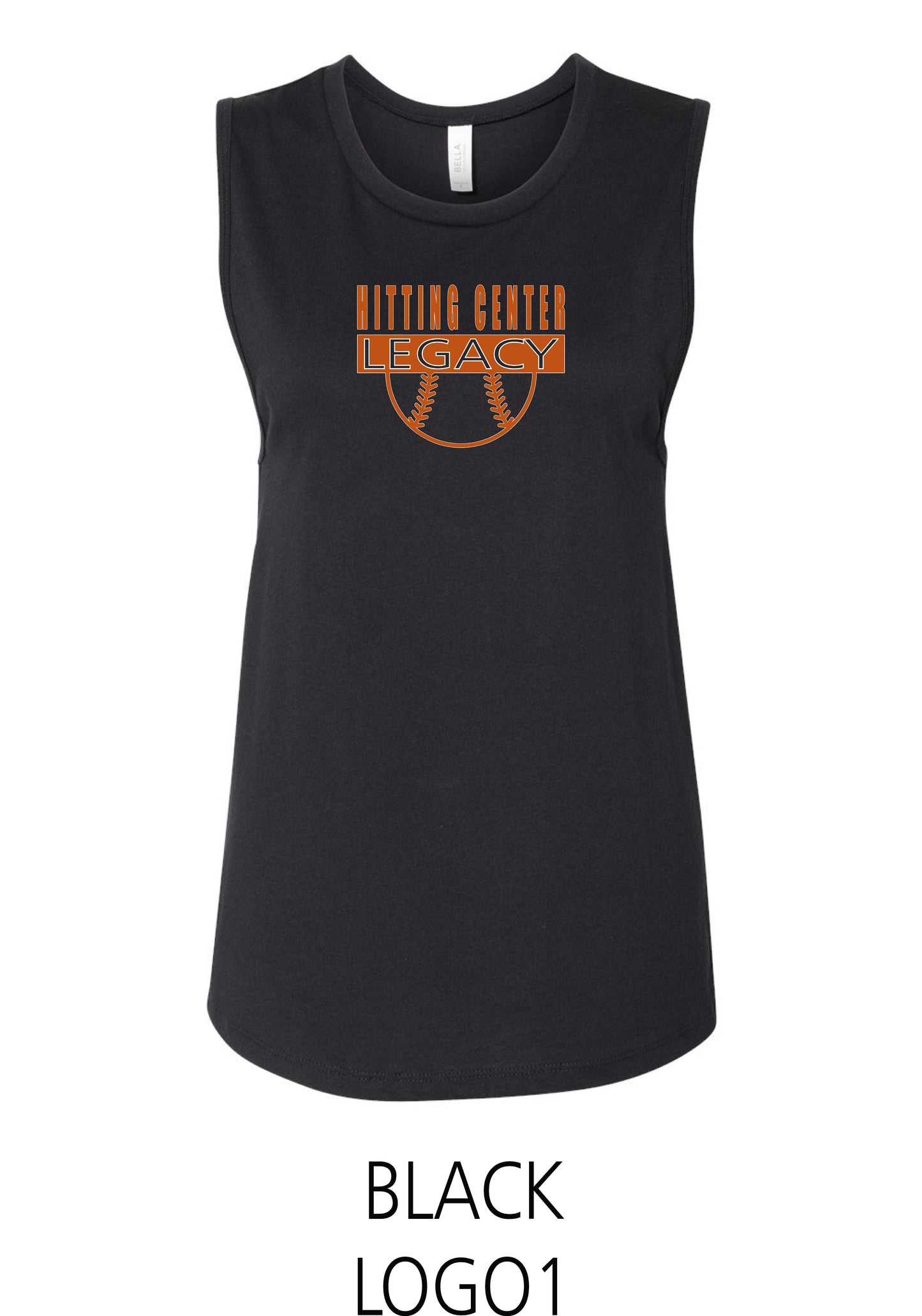 Hitting Center Legacy Softball BELLA + CANVAS - Women's Jersey Muscle Tank - (P.6003)