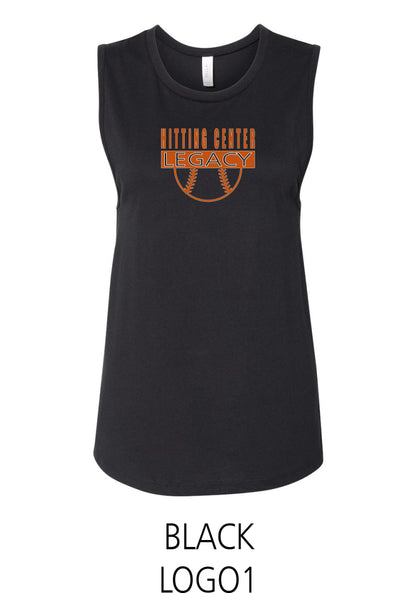 Hitting Center Legacy Softball BELLA + CANVAS - Women's Jersey Muscle Tank - (P.6003)