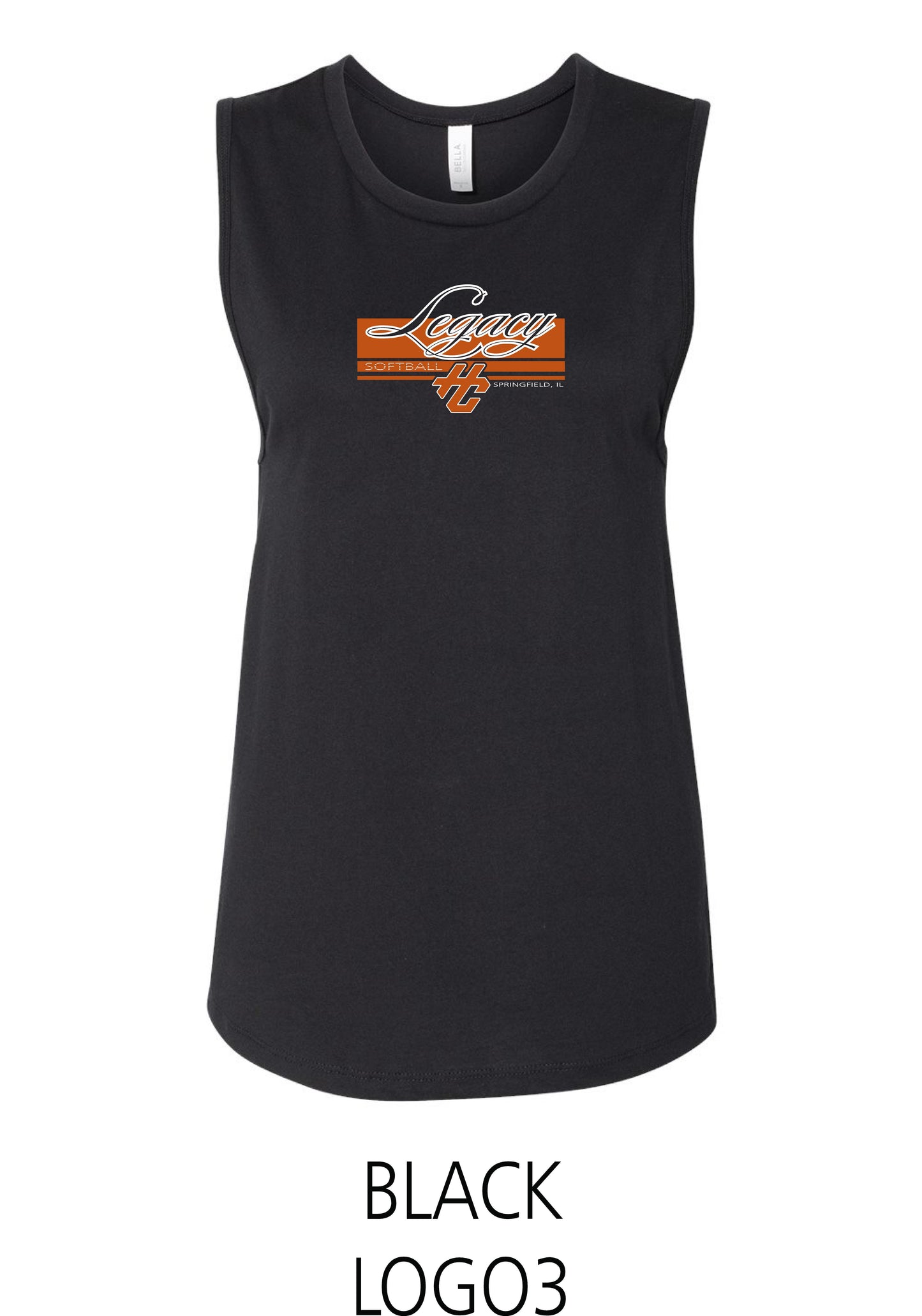 Hitting Center Legacy Softball BELLA + CANVAS - Women's Jersey Muscle Tank - (P.6003)