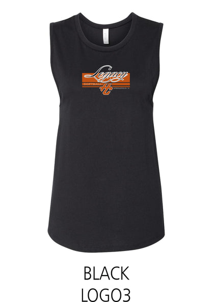 Hitting Center Legacy Softball BELLA + CANVAS - Women's Jersey Muscle Tank - (P.6003)