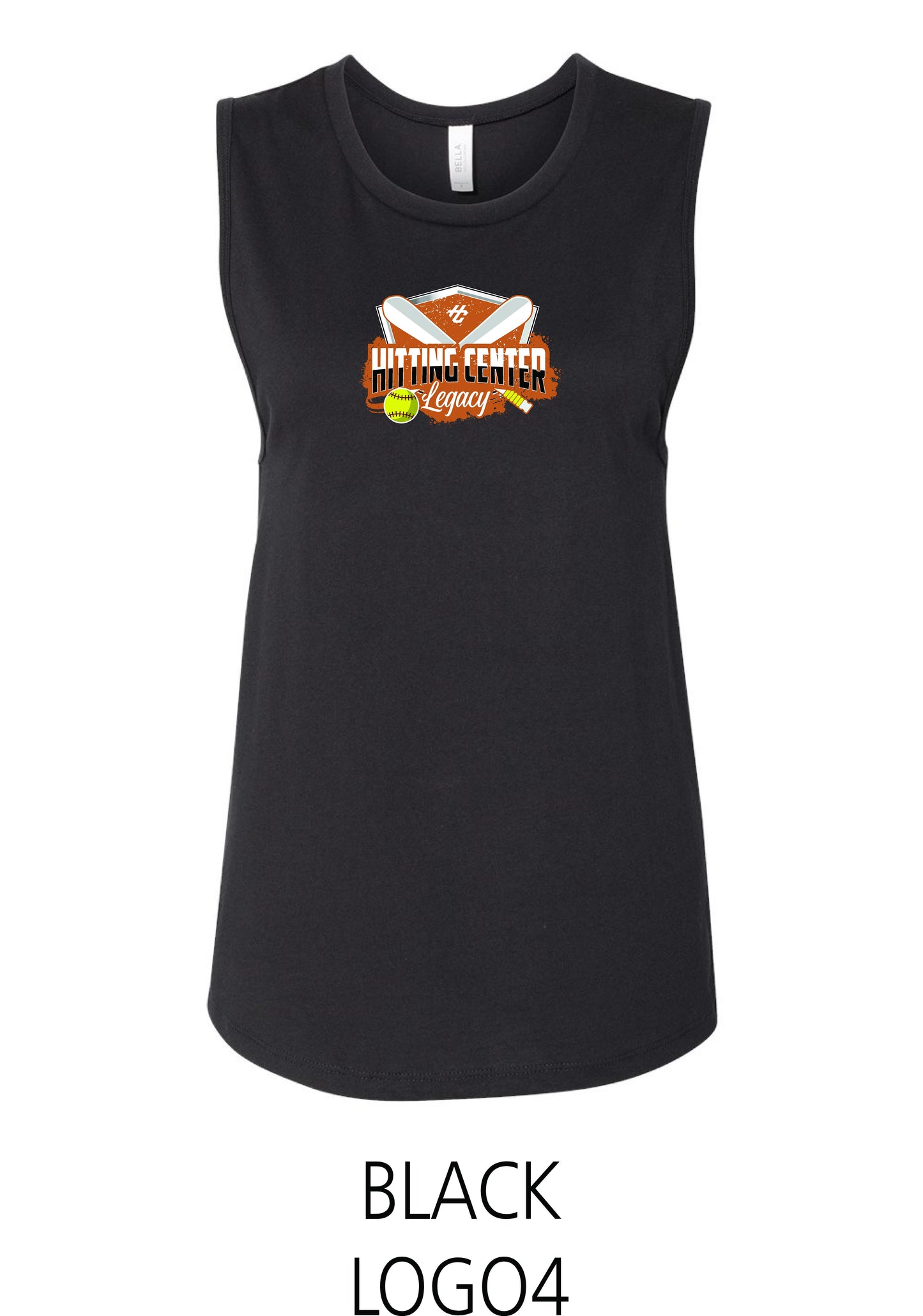 Hitting Center Legacy Softball BELLA + CANVAS - Women's Jersey Muscle Tank - (P.6003)