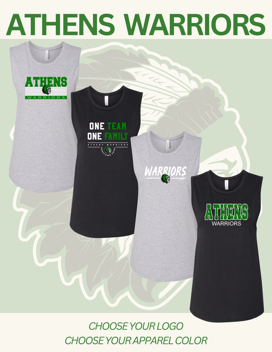 ATHENS BOOSTERS BELLA + CANVAS - Women's Jersey Muscle Tank - (P.6003)