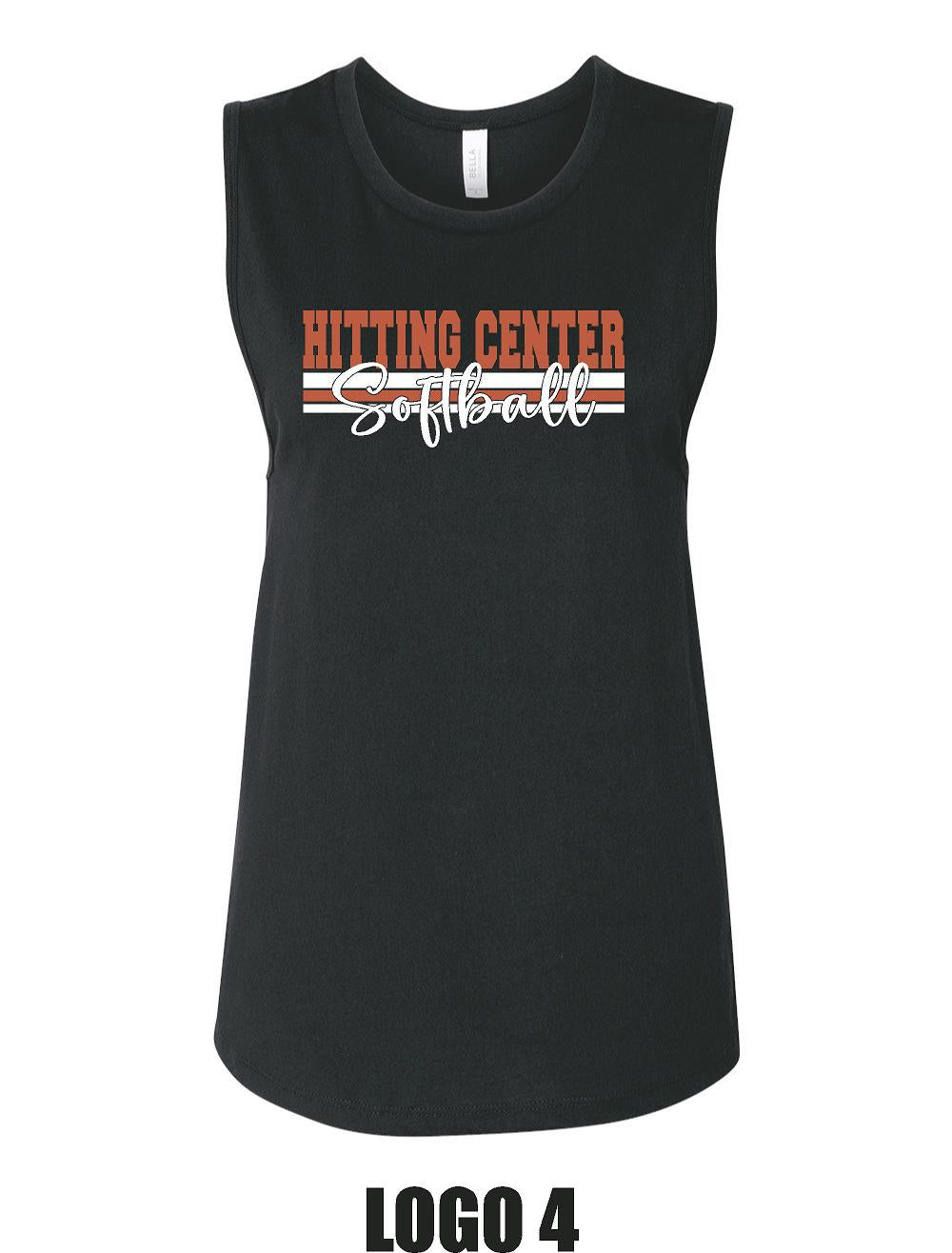 HITTING CENTER SOFTBALL BELLA + CANVAS - Women's Jersey Muscle Tank - (P.6003)