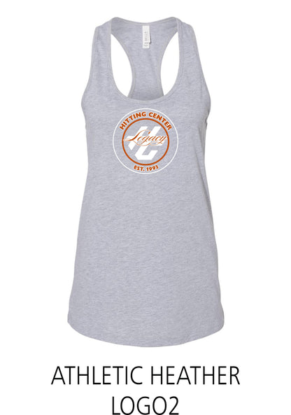 Hitting Center Legacy Softball BELLA + CANVAS - Women's Racerback Tank - (P.6008)
