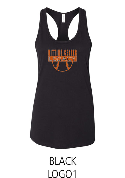 Hitting Center Legacy Softball BELLA + CANVAS - Women's Racerback Tank - (P.6008)