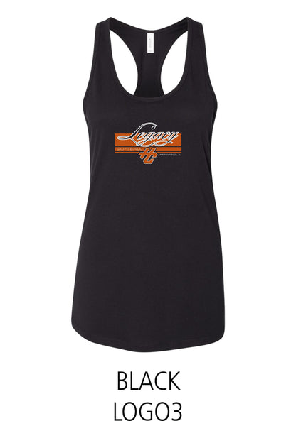 Hitting Center Legacy Softball BELLA + CANVAS - Women's Racerback Tank - (P.6008)