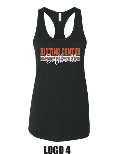 HITTING CENTER SOFTBALL BELLA + CANVAS - Women's Racerback Tank - (P.6008)