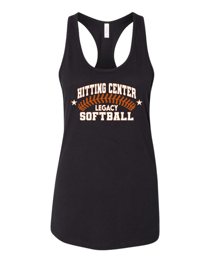 Hitting Center Legacy Softball BELLA + CANVAS - Women's Racerback Tank - (P.6008)
