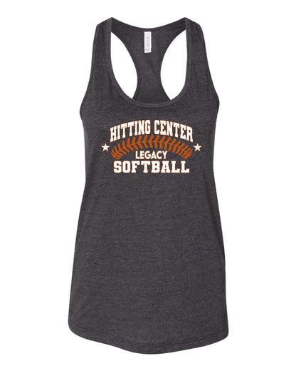 Hitting Center Legacy Softball BELLA + CANVAS - Women's Racerback Tank - (P.6008)