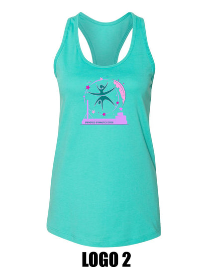 SPRINGFIELD GYMNASTICS CENTER BELLA + CANVAS - Women's Racerback Tank - (P.6008)