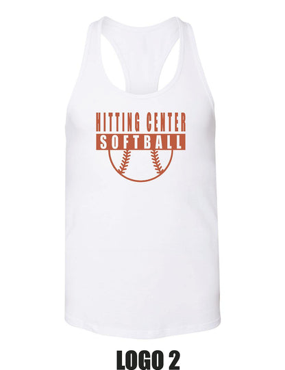 HITTING CENTER SOFTBALL BELLA + CANVAS - Women's Racerback Tank - (P.6008)