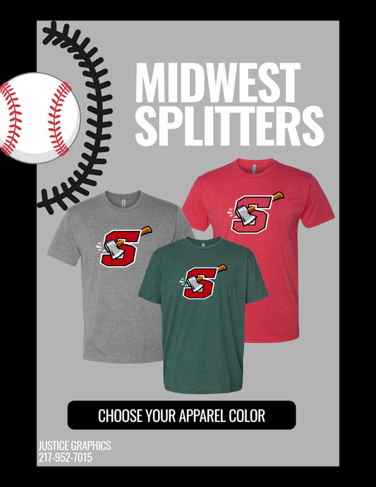MIDWEST SPLITTERS Next Level - CVC T-Shirt (P.6210)