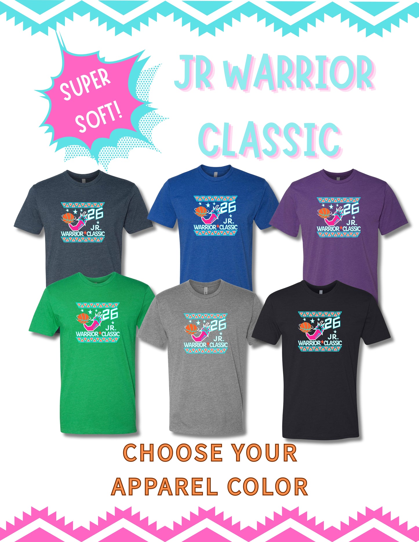 Junior Warrior Classic NEXT LEVEL T-Shirt (P.6210)