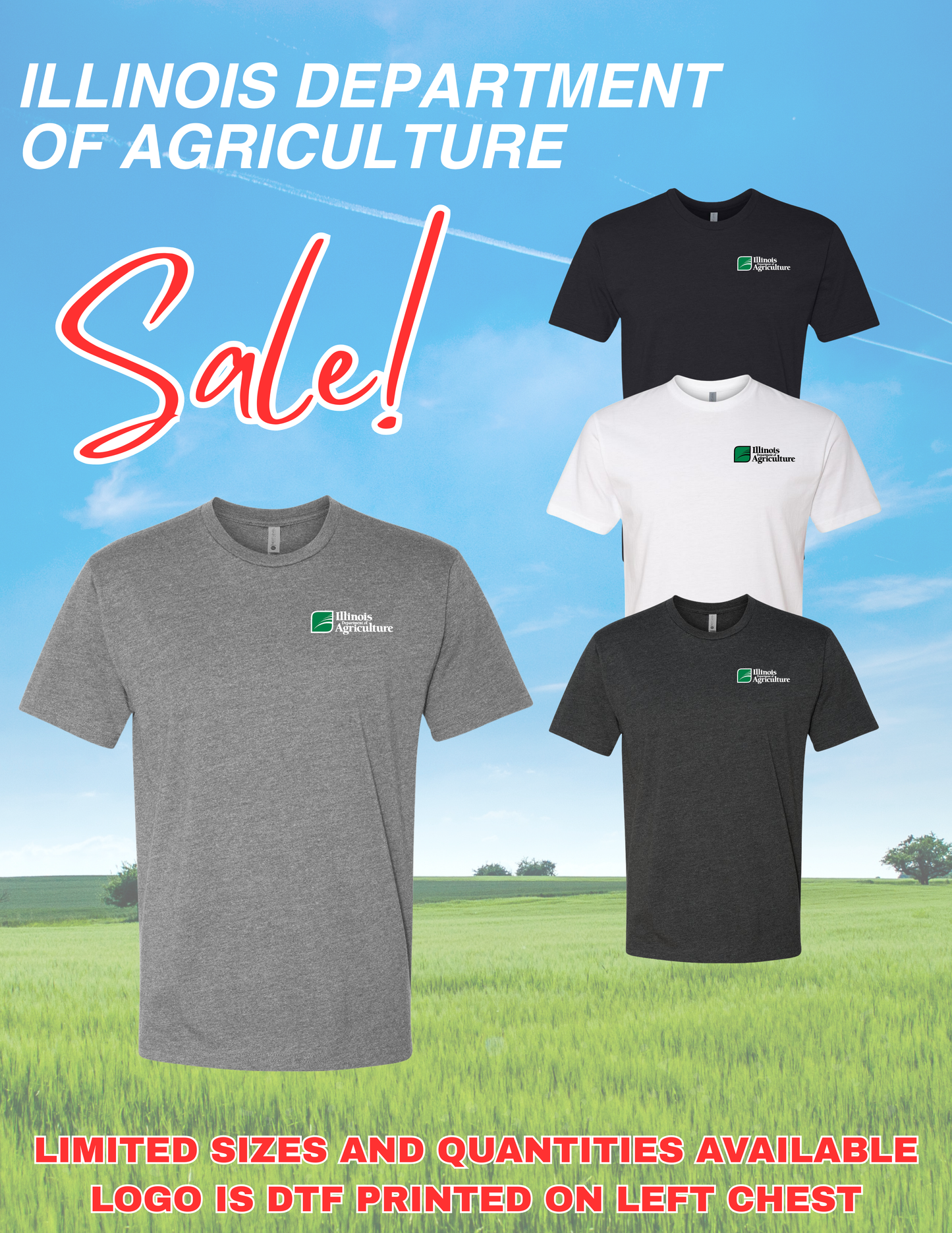 Illinois Department of Agriculture SALE Next Level T-shirt (P.6210)