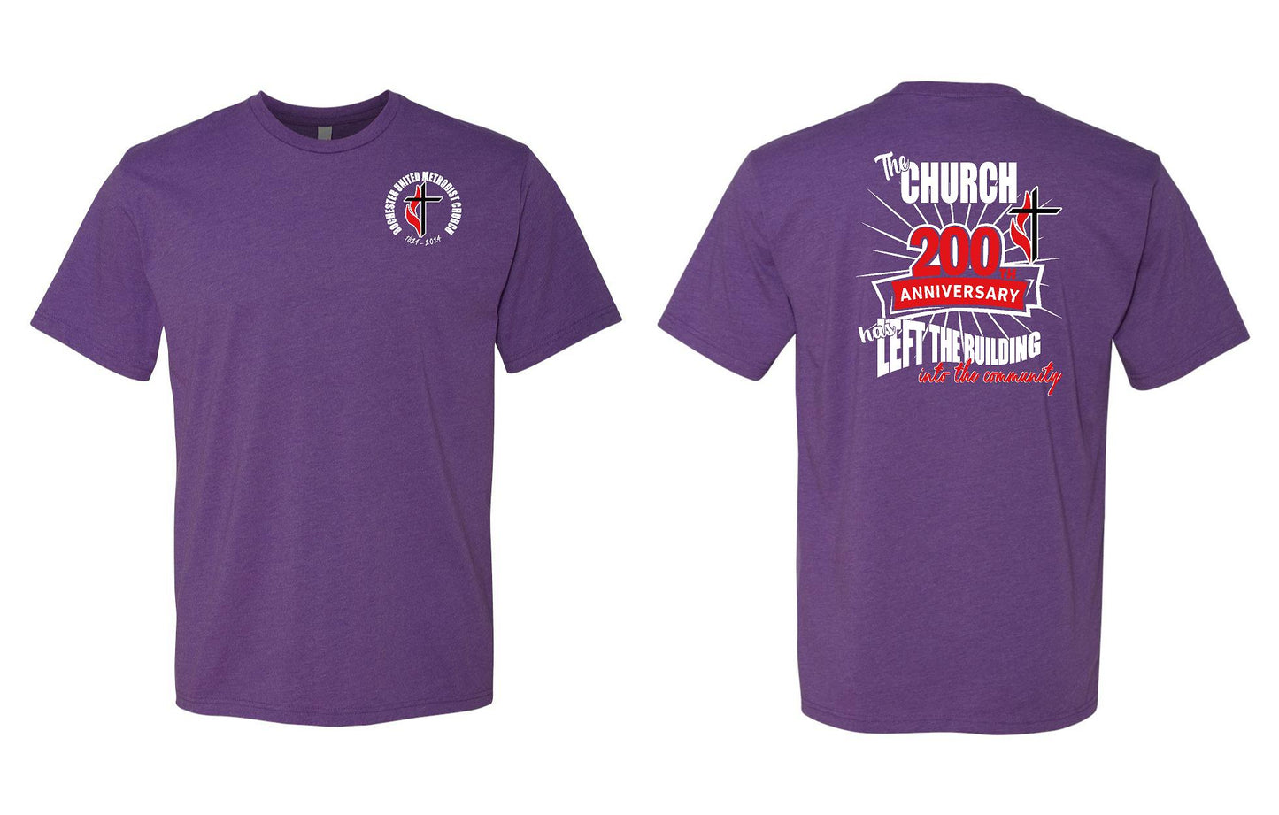 Rochester United Methodist Church Next Level - CVC T-Shirt (P.6210)