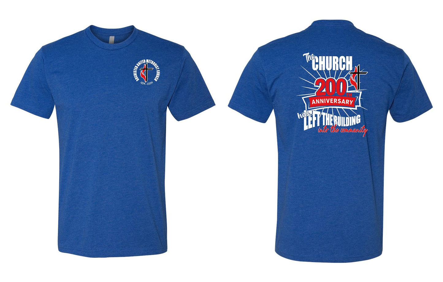 Rochester United Methodist Church Next Level - CVC T-Shirt (P.6210)