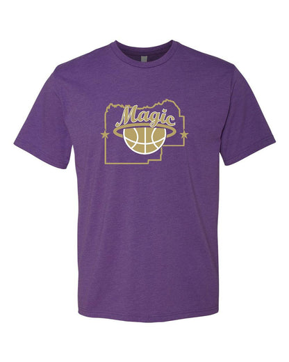 MENARD COUNTY MAGIC BASKETBALL Next Level - CVC T-Shirt (P.6210)
