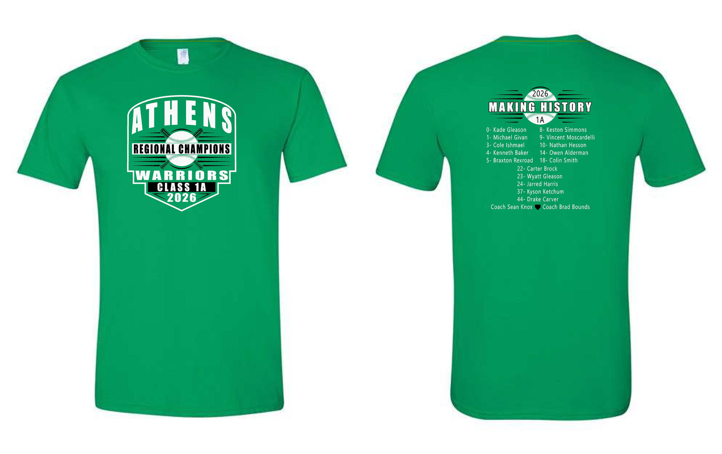 AHS BASEBALL REGIONAL CHAMPS COLLECTION