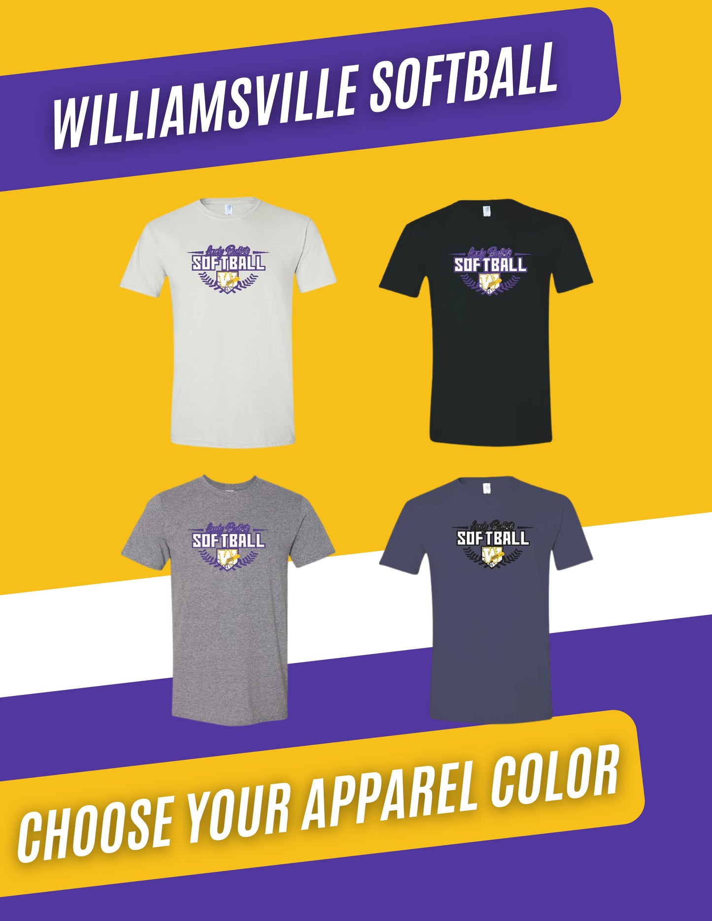 Williamsville Softball Gildan - Softstyle® T-Shirt - (P.64000)