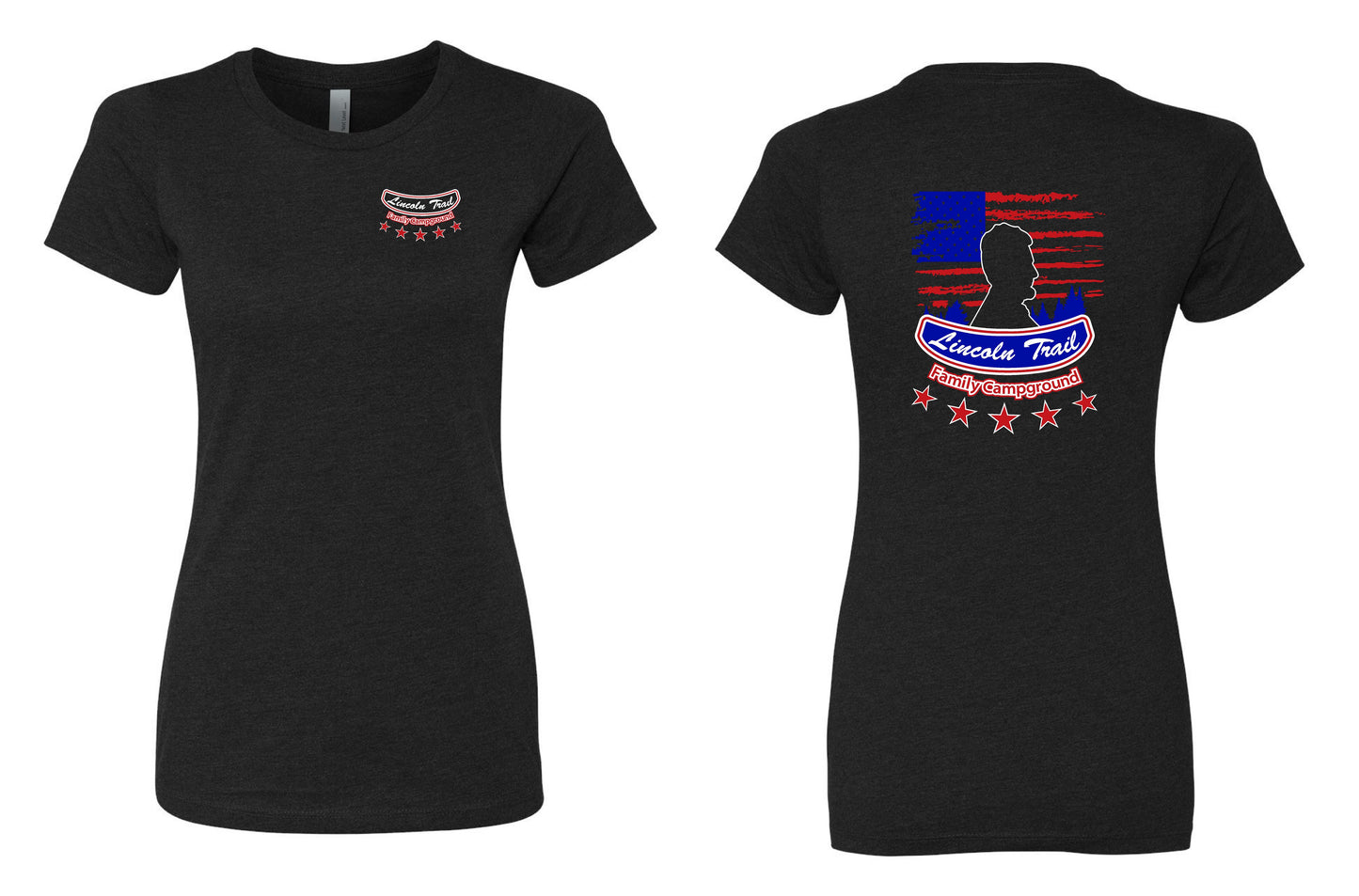 Lincoln Trail Family Campground Next Level Women’s CVC T-Shirt (P.6610)
