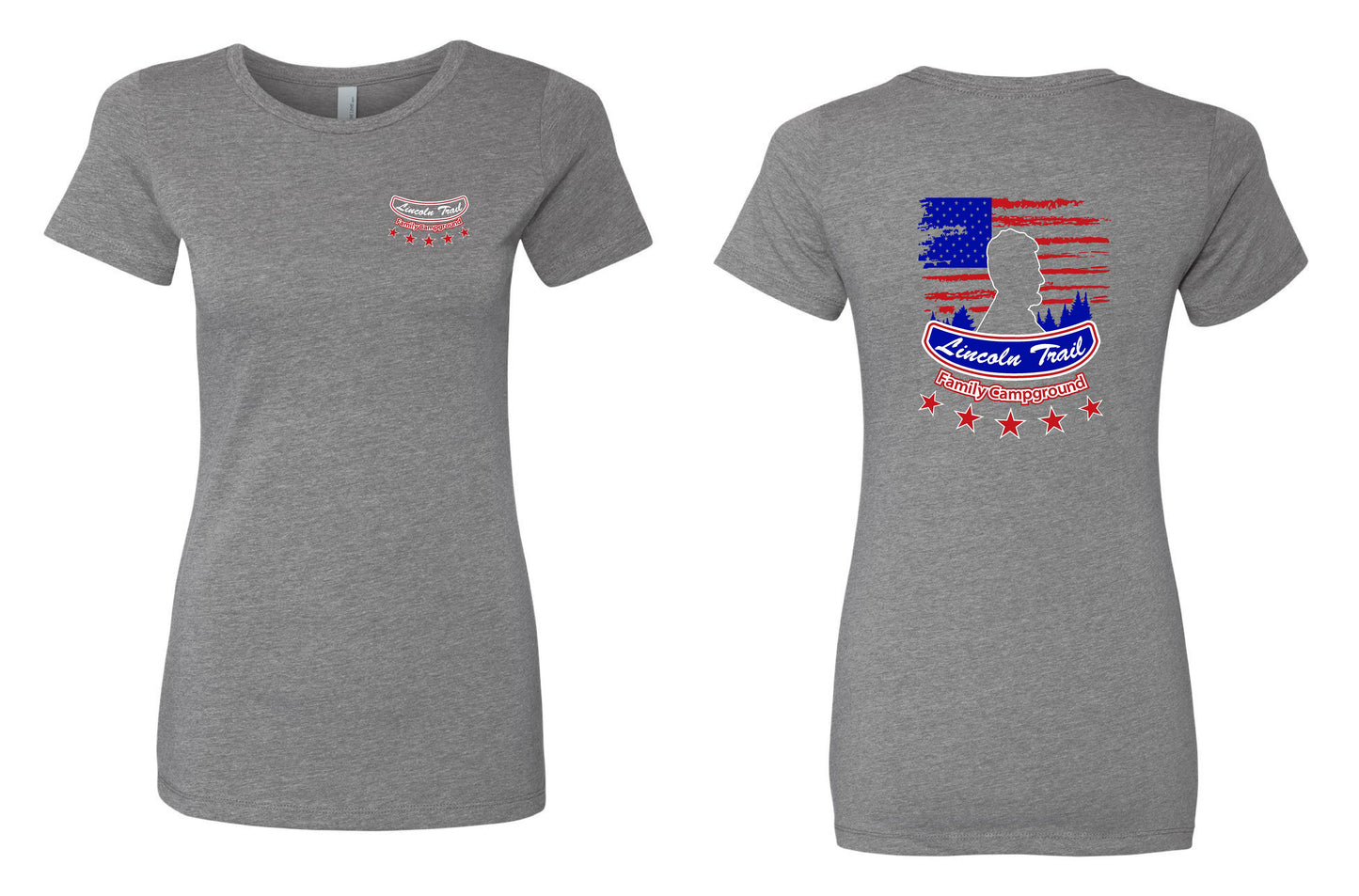 Lincoln Trail Family Campground Next Level Women’s CVC T-Shirt (P.6610)