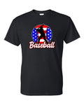 AMERICAN FLAG BASEBALL UNISEX T-Shirt (P.8000)