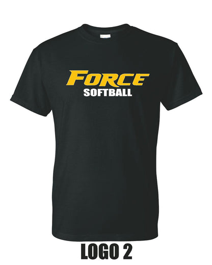 CENTRAL IL LADY FORCE SOFTBALL UNISEX TSHIRT (P.8000/8000B)