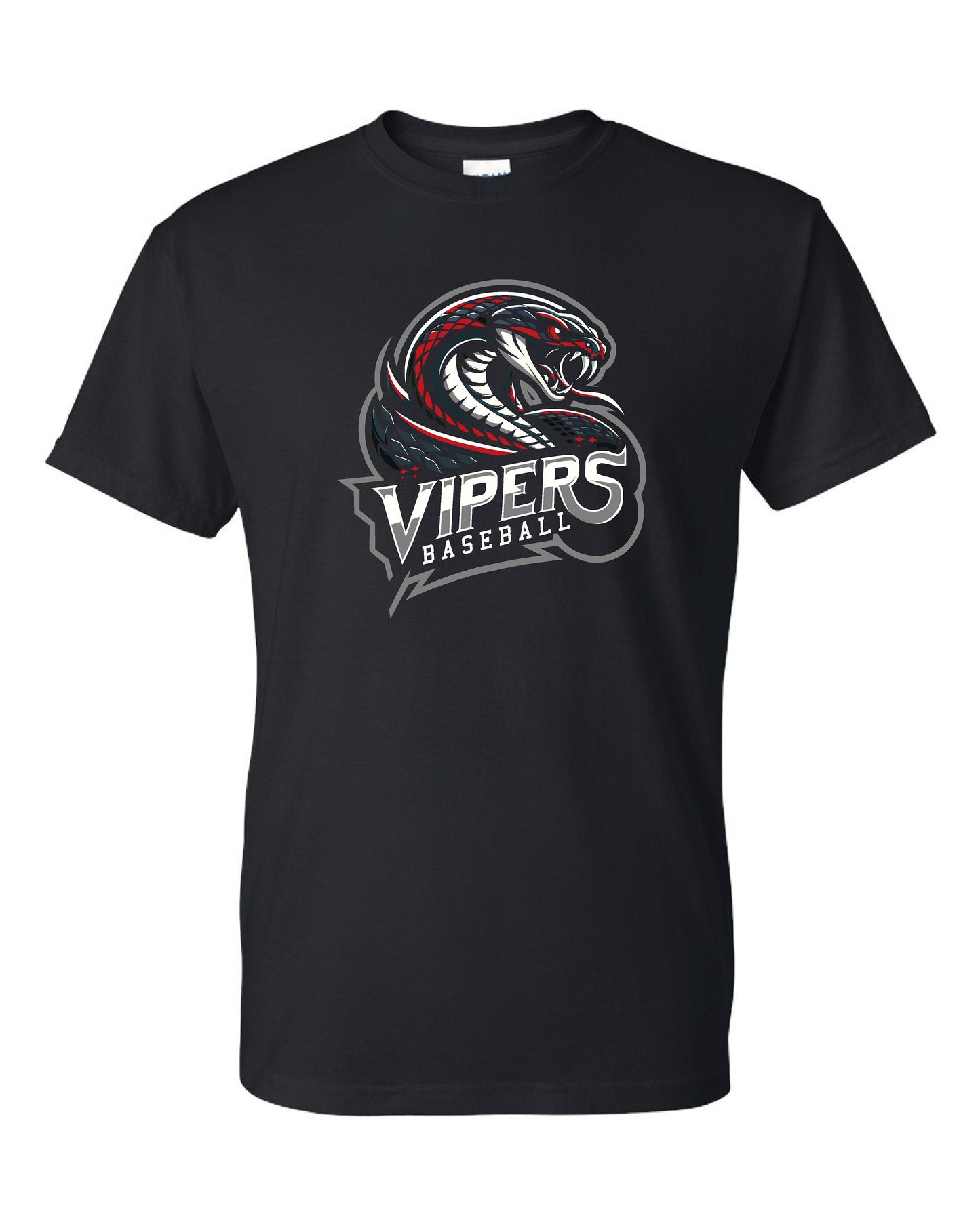 Vipers Baseball Short Sleeve Unisex Tee (P.8000, 8000B)