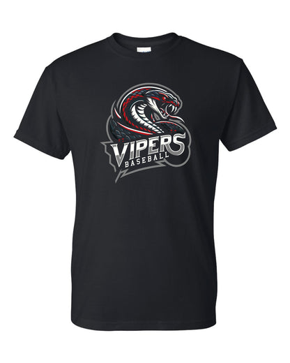 Vipers Baseball Short Sleeve Unisex Tee (P.8000, 8000B)