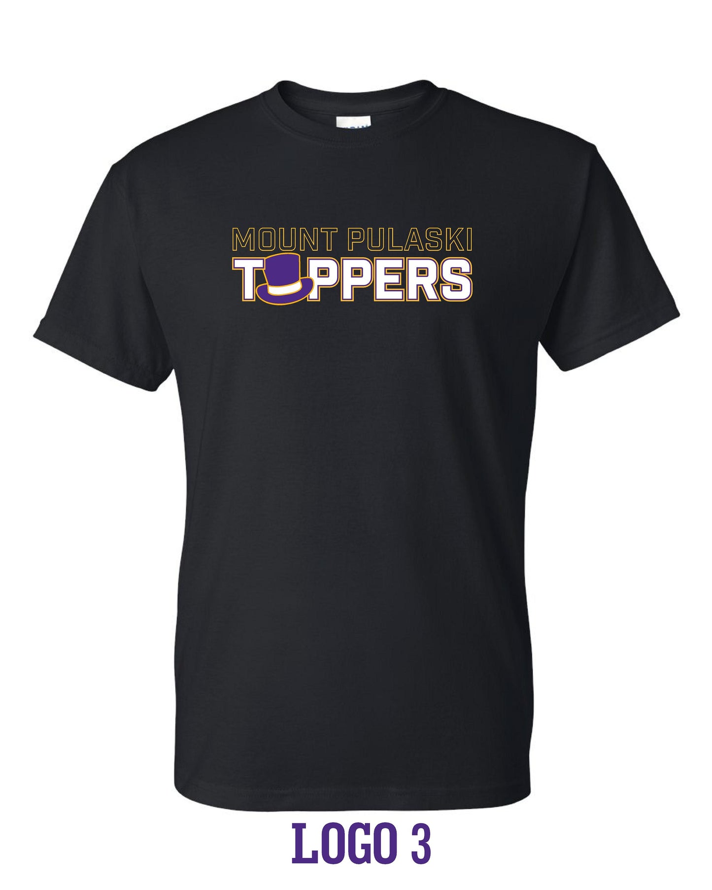Mount Pulaski Toppers Unisex T-Shirt (P.8000/8000B)