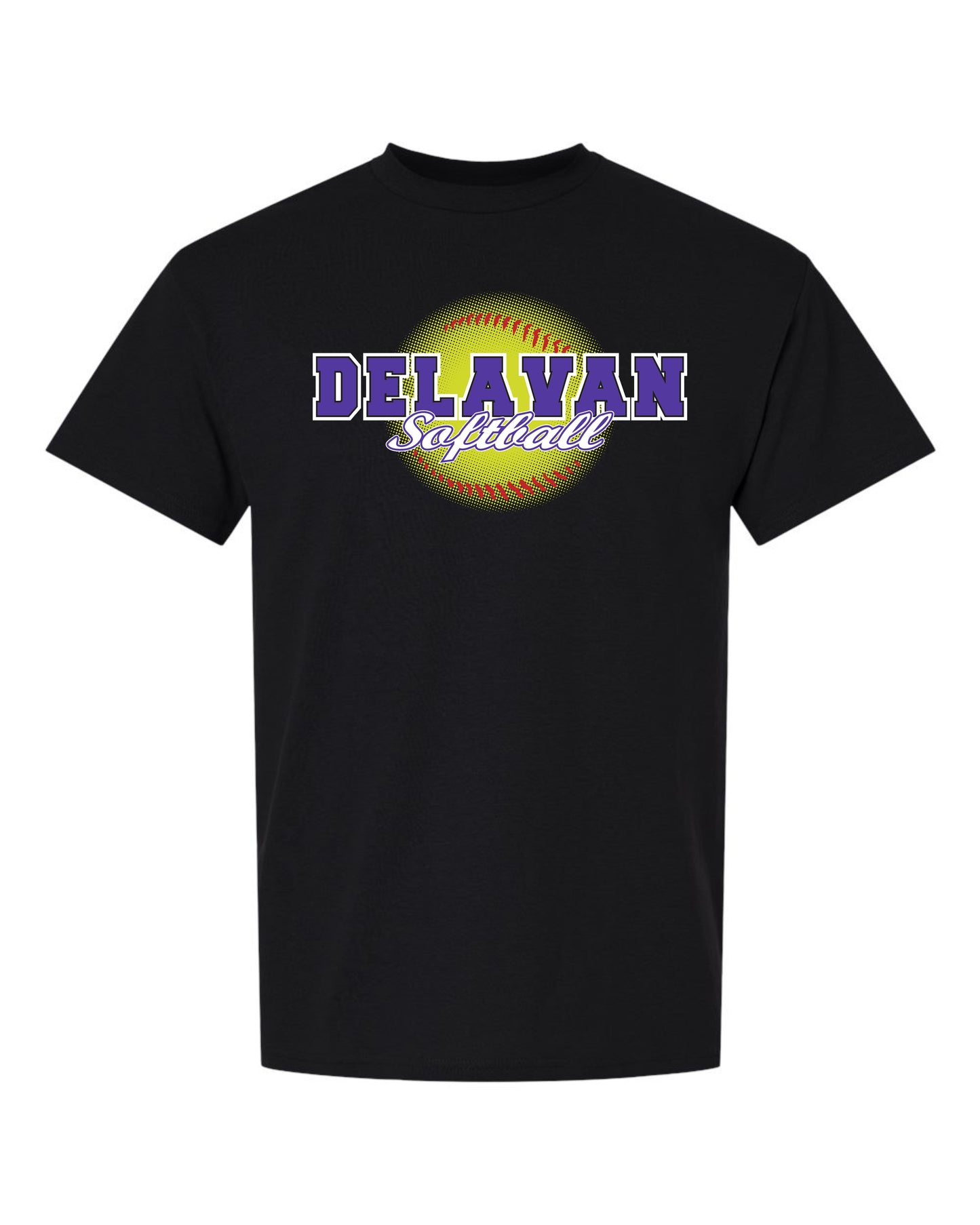 Delavan High School Softball Gildan Unisex T-Shirt (P.8000/8000B)