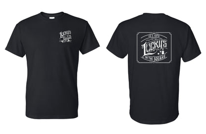LUCKY'S ON THE SQUARE UNISEX TSHIRT (P.8000)