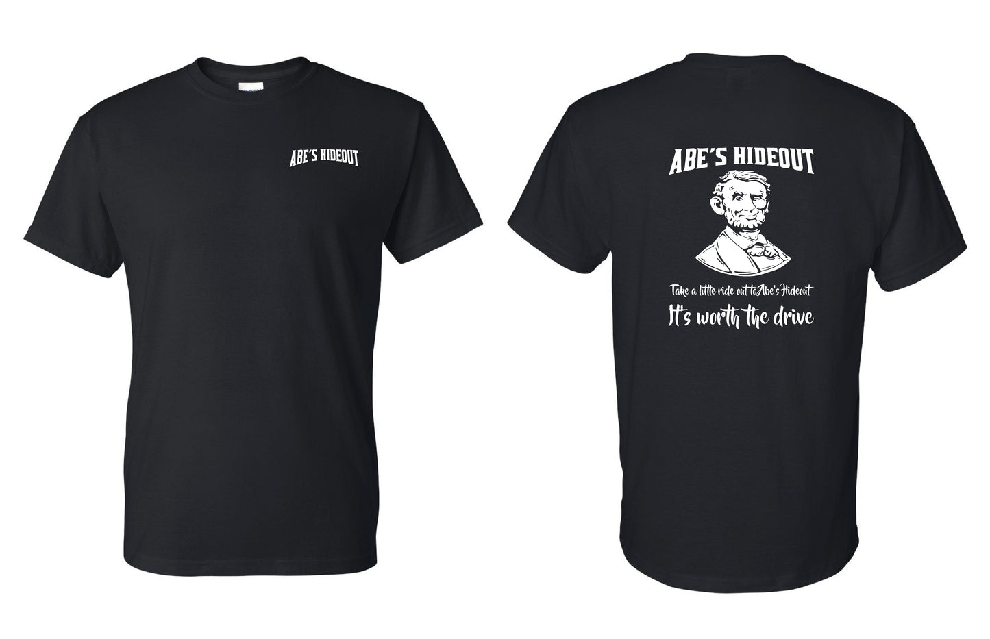ABE'S HIDEOUT TSHIRT (P.8000)